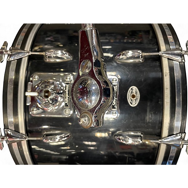 Used Slingerland 3 Piece Rock Outfit Black Drum Kit