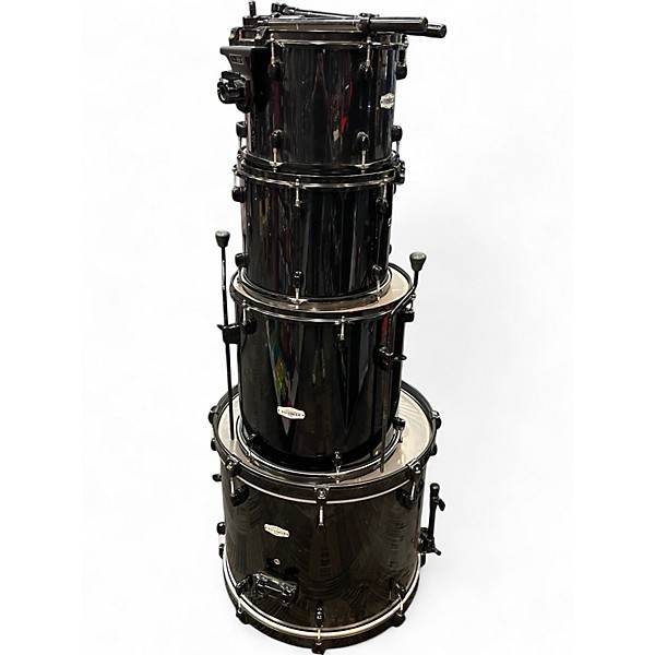 Used Pearl 4 Piece Forum Black Drum Kit