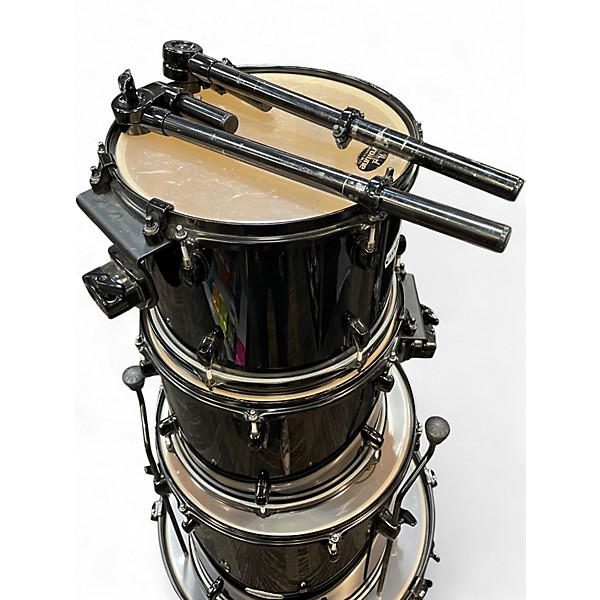 Used Pearl 4 Piece Forum Black Drum Kit