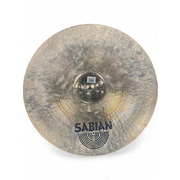 Used SABIAN 21in HH Raw Bell Dry Ride Brilliant Cymbal