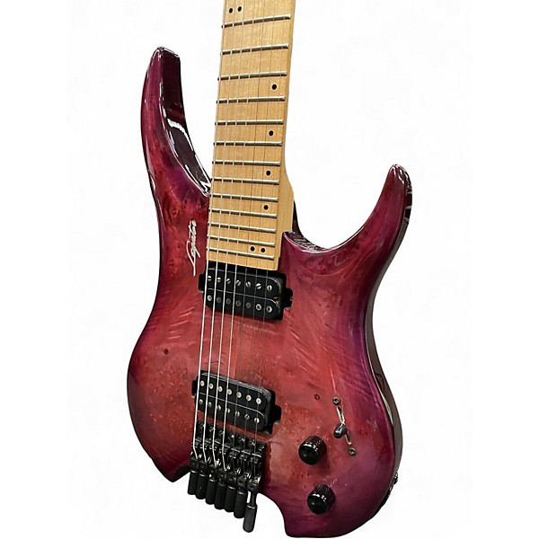 Used Legator Ghost 7-String Transparent Red Burst Solid Body Electric Guitar