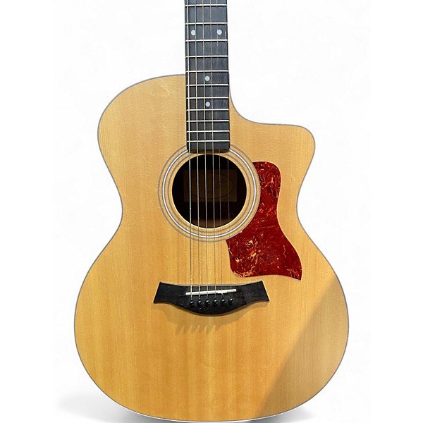 Used Taylor 214CE Natural Acoustic Electric Guitar
