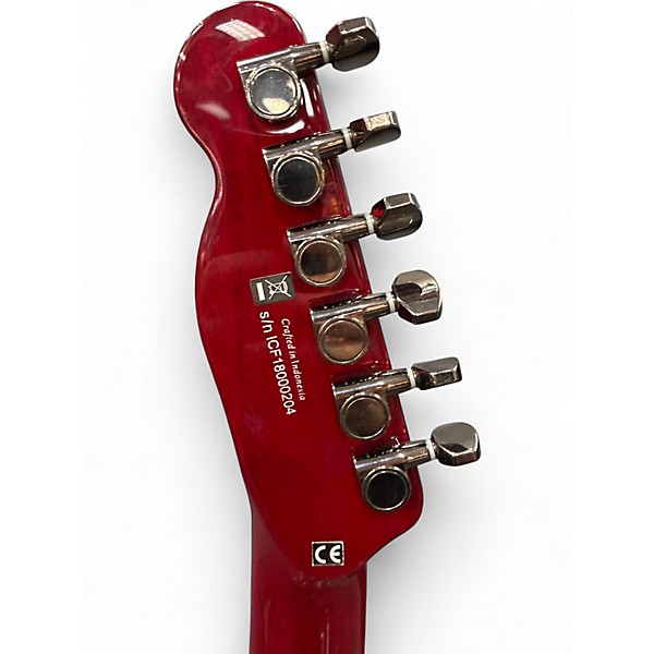 Used 2018 Fender Special Edition Custom Telecaster FMT HH Crimson Red Trans Solid Body Electric Guitar