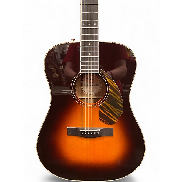 Used Fender PD220 Paramount Sunburst Acoustic Electric Guitar