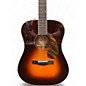 Used Fender PD220 Paramount Sunburst Acoustic Electric Guitar