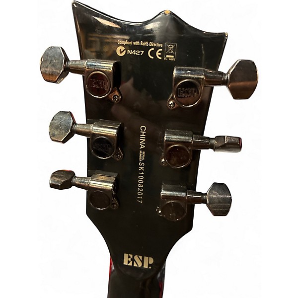 Used Esp Ltd ec10 Black Solid Body Electric Guitar