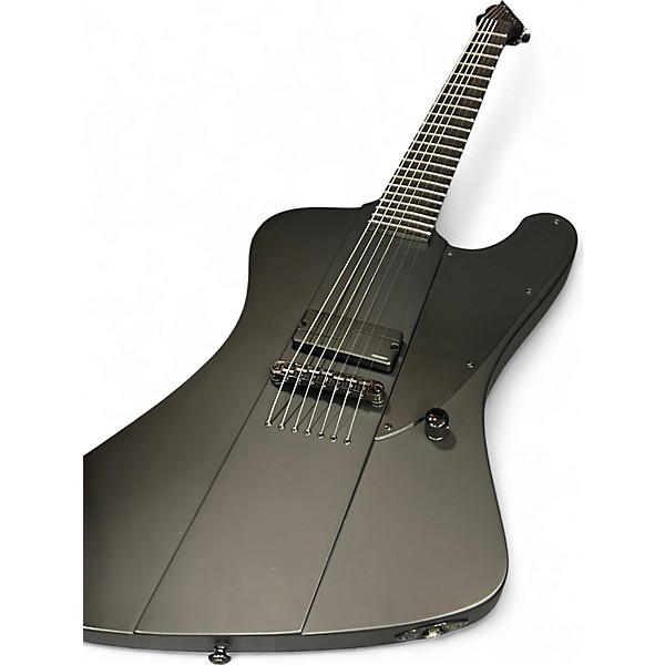 Used ESP LTD Phoenix BLACK METAL BARITONE Black Baritone Guitars