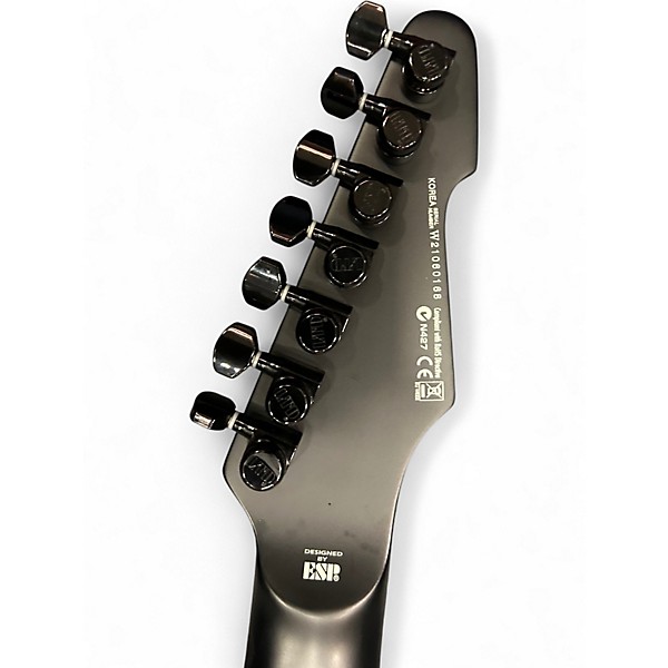 Used ESP LTD Phoenix BLACK METAL BARITONE Black Baritone Guitars