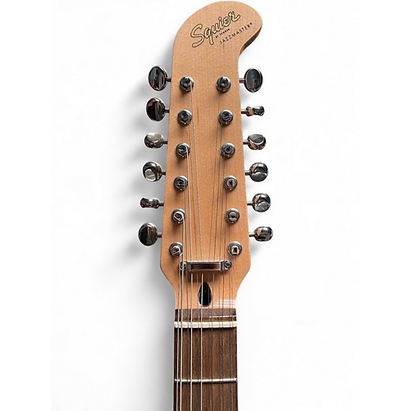 Used Squier PARANORMAL JAZZMASTER XII  Olympic White Solid Body Electric Guitar