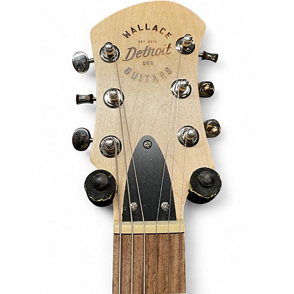 Used Wallace Detroit T Style Packard Auto Plant Guitar Natural Solid Body Electric Guitar