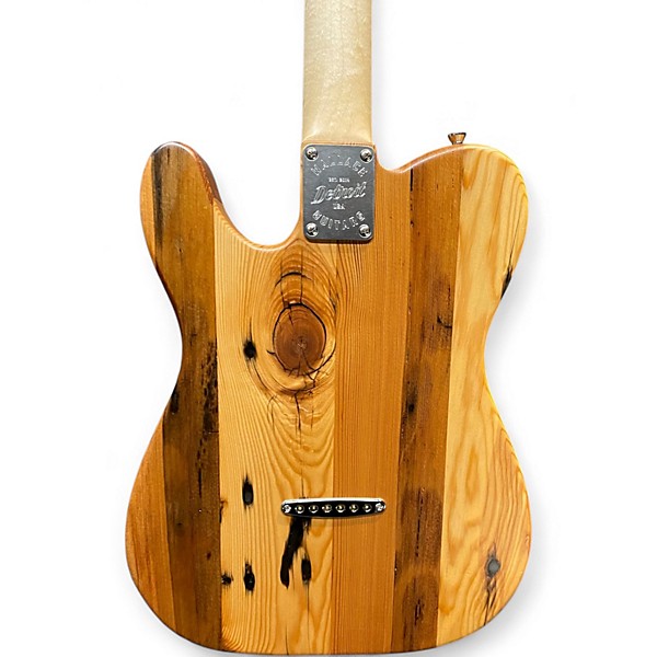 Used Wallace Detroit T Style Packard Auto Plant Guitar Natural Solid Body Electric Guitar