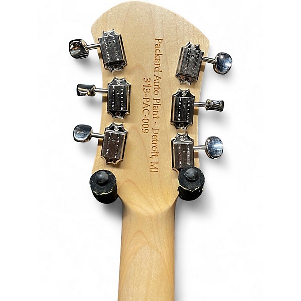 Used Wallace Detroit T Style Packard Auto Plant Guitar Natural Solid Body Electric Guitar