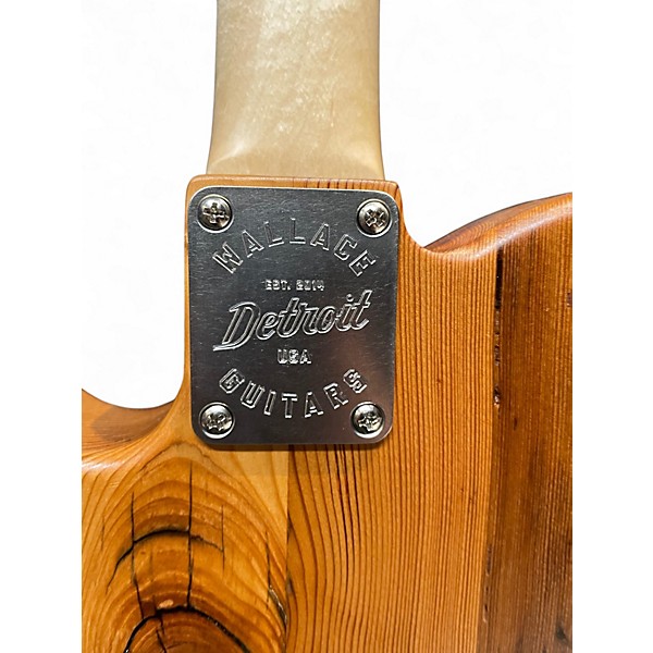 Used Wallace Detroit T Style Packard Auto Plant Guitar Natural Solid Body Electric Guitar