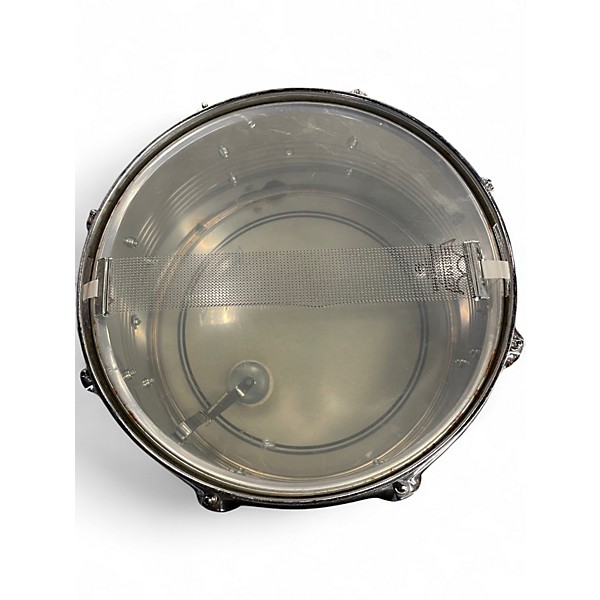 Used Ludwig 14X7 Accent CS Snare SILVER Drum
