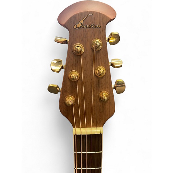 Used Ovation CS257 Celebrity Ruby Red Burst Acoustic Electric Guitar