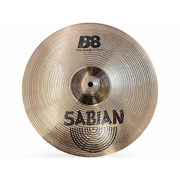 Used SABIAN 14in B8 Thin Crash Cymbal