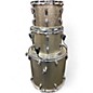 Used Pearl 3 Piece Vision Gold Sparkle Drum Kit thumbnail
