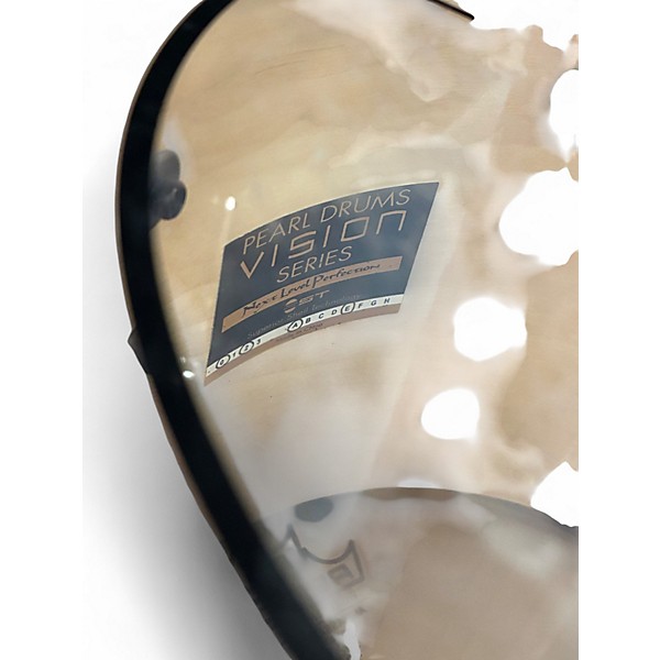 Used Pearl 3 Piece Vision Gold Sparkle Drum Kit