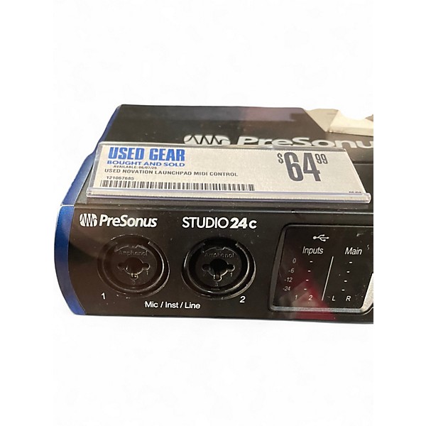 Used PreSonus STUDIO 24C Audio Interface