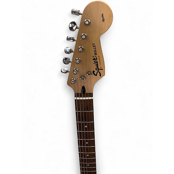 Used Squier Bullet Stratocaster Black Solid Body Electric Guitar