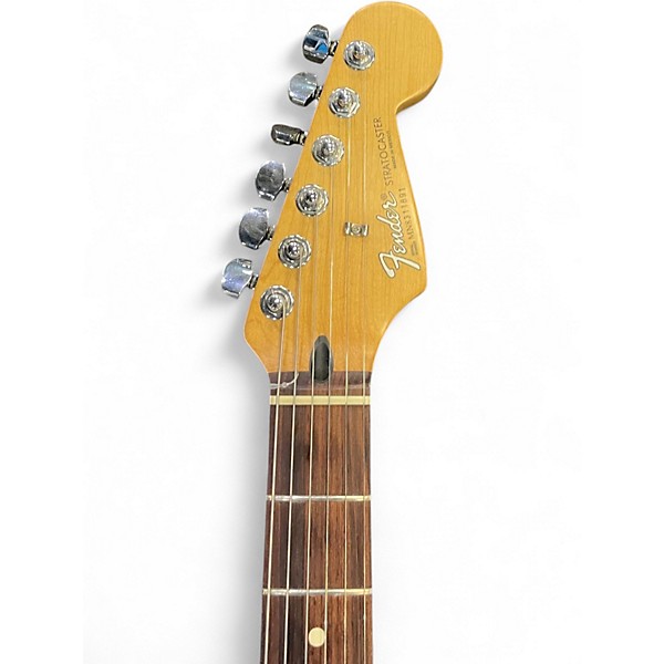 Used Fender MEXICAN STANDARD STRATOCASTER Black Solid Body Electric Guitar