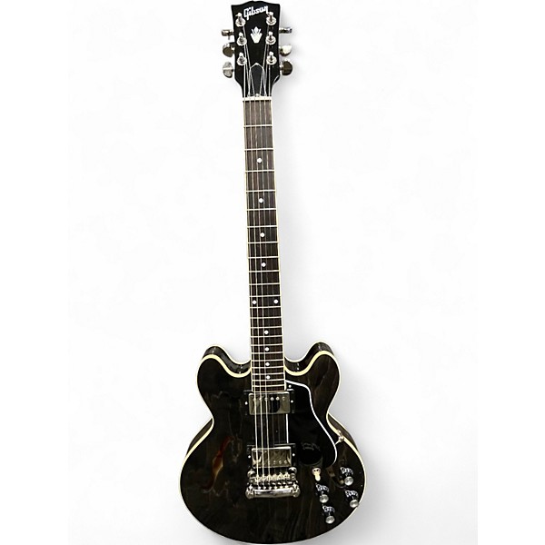Used Gibson ES339 Transparent Ebony Hollow Body Electric Guitar