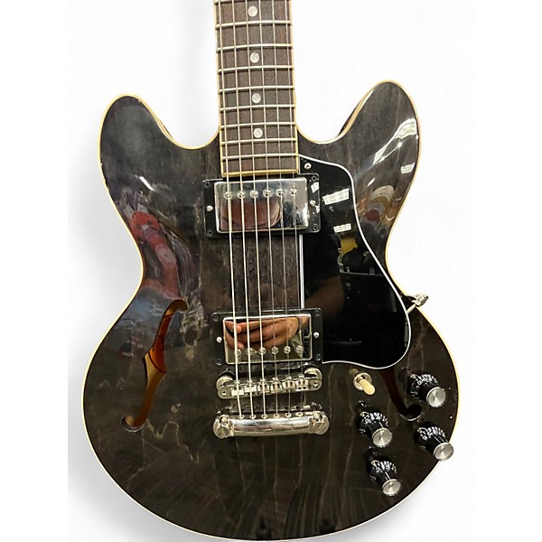 Used Gibson ES339 Transparent Ebony Hollow Body Electric Guitar