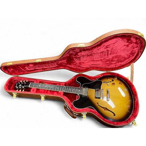 Used Gibson ES335 2 Color Sunburst Hollow Body Electric Guitar