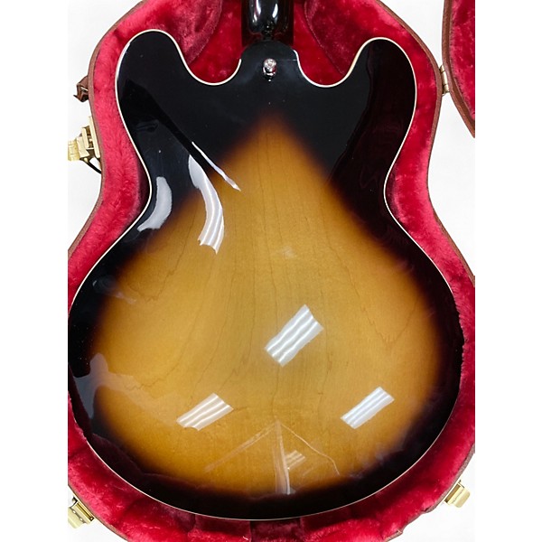 Used Gibson ES335 2 Color Sunburst Hollow Body Electric Guitar