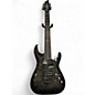 Used Schecter Guitar Research Hellraiser Hybrid C7 Transparent Black Burst Solid Body Electric Guitar thumbnail