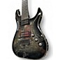 Used Schecter Guitar Research Hellraiser Hybrid C7 Transparent Black Burst Solid Body Electric Guitar