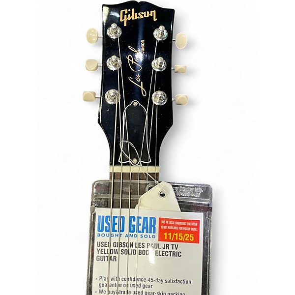 Used Gibson LES PAUL JR TV Yellow Solid Body Electric Guitar