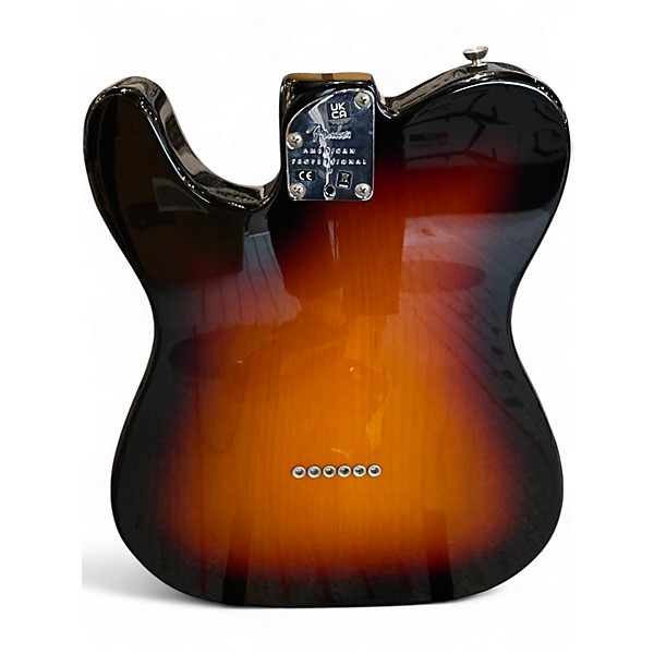 Used 2022 Fender American Professional II Telecaster SUNBURST Solid Body Electric Guitar