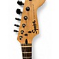 Used Squier Bullet Stratocaster Black and Silver Solid Body Electric Guitar