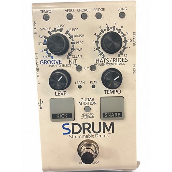 Used DigiTech SDRUM Auto-Drummer Pedal