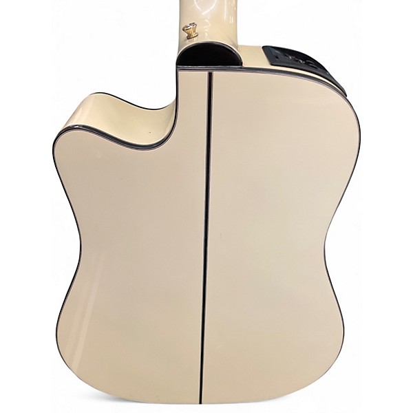 Used Takamine GD35CE-12 Pearl White 12 String Acoustic Guitar