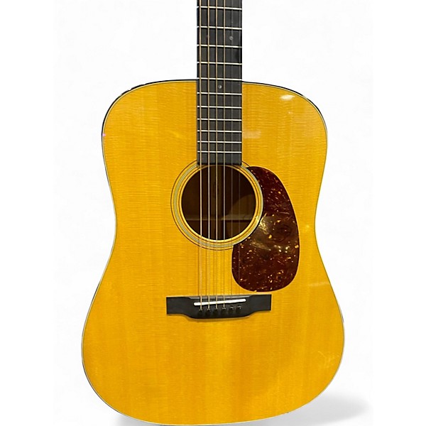 Used Martin D18 Natural Acoustic Guitar