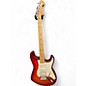 Used Fender Deluxe Stratocaster HSS Cherry Sunburst Solid Body Electric Guitar thumbnail