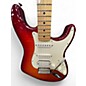 Used Fender Deluxe Stratocaster HSS Cherry Sunburst Solid Body Electric Guitar