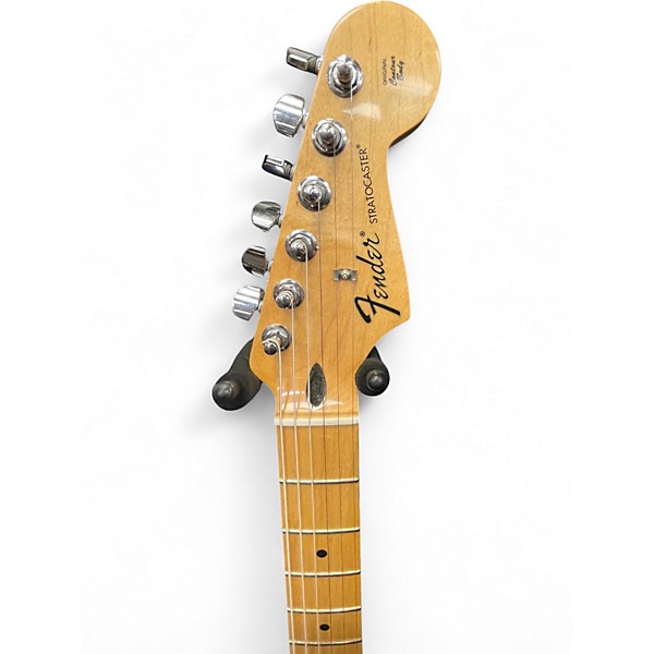 Used Fender Deluxe Stratocaster HSS Cherry Sunburst Solid Body Electric Guitar