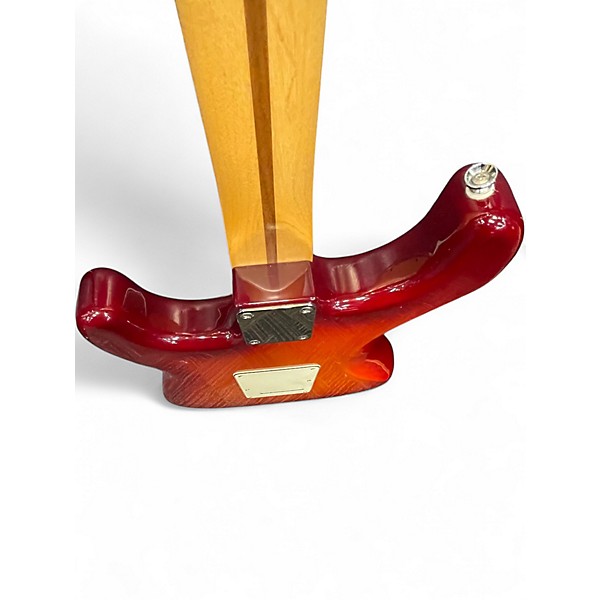 Used Fender Deluxe Stratocaster HSS Cherry Sunburst Solid Body Electric Guitar