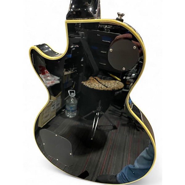 Used Epiphone Les Paul Custom Silverburst Solid Body Electric Guitar