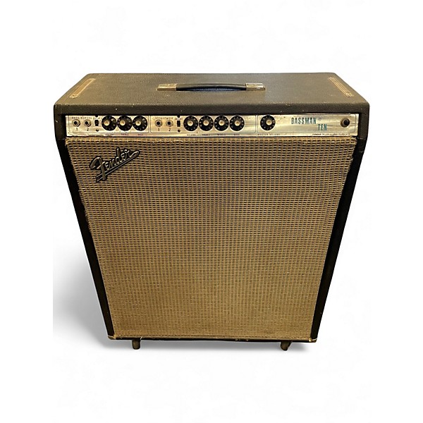 Vintage 1970s Fender Bassman Ten Tube Guitar Combo Amp