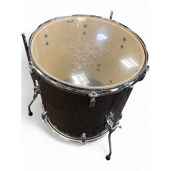 Used Pearl 5 Piece ROADSHOW 5-PIECE KIT Metallic Gray Drum Kit