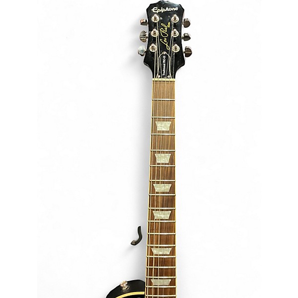 Used Epiphone Les Paul Traditional PRO III Black Solid Body Electric Guitar