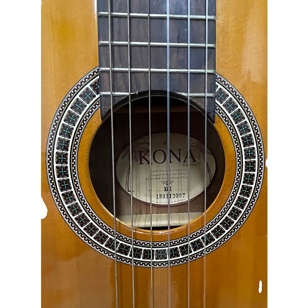 Used Kona KC1 NATURAL Classical Acoustic Guitar