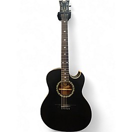 Used Dean EXBKS Exhibition Black Acoustic Electric Guitar