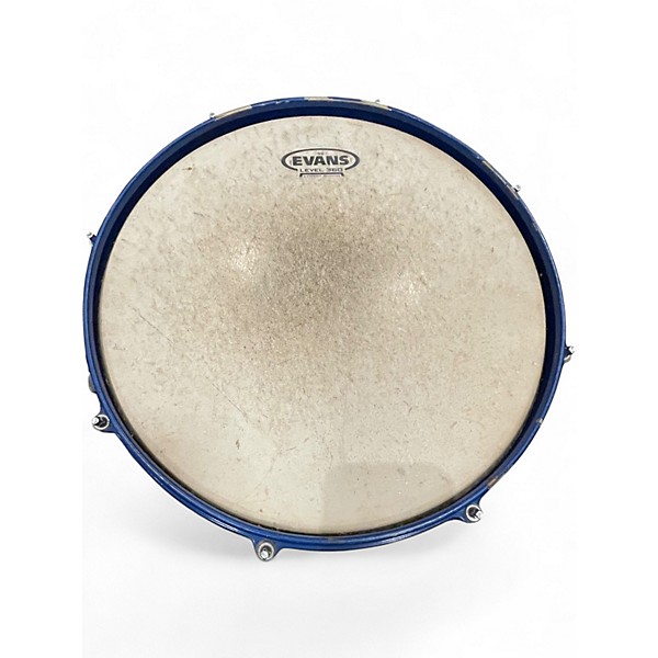 Used ddrum 7X13 Dominion Maple Snare black and blue Drum