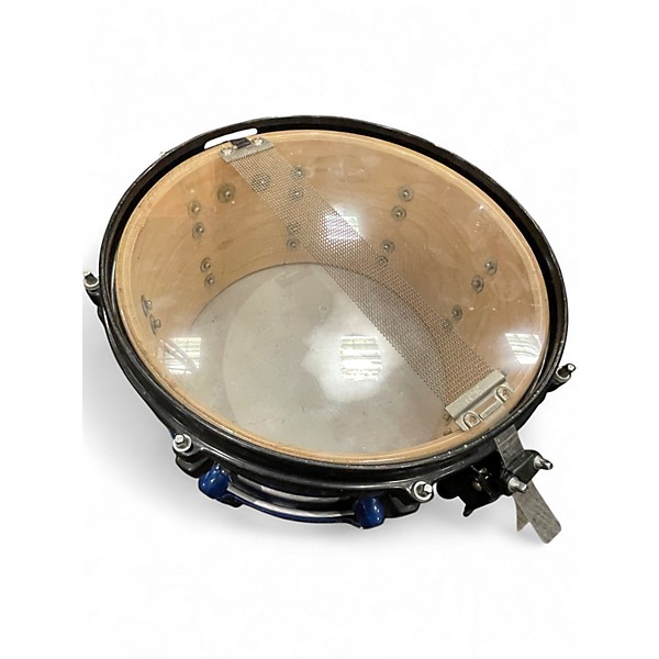 Used ddrum 7X13 Dominion Maple Snare black and blue Drum