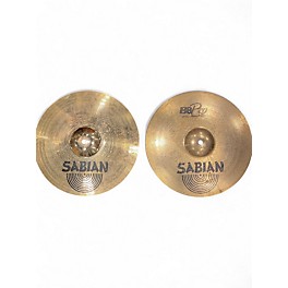 Used SABIAN 14in b8 pro rock hats Cymbal